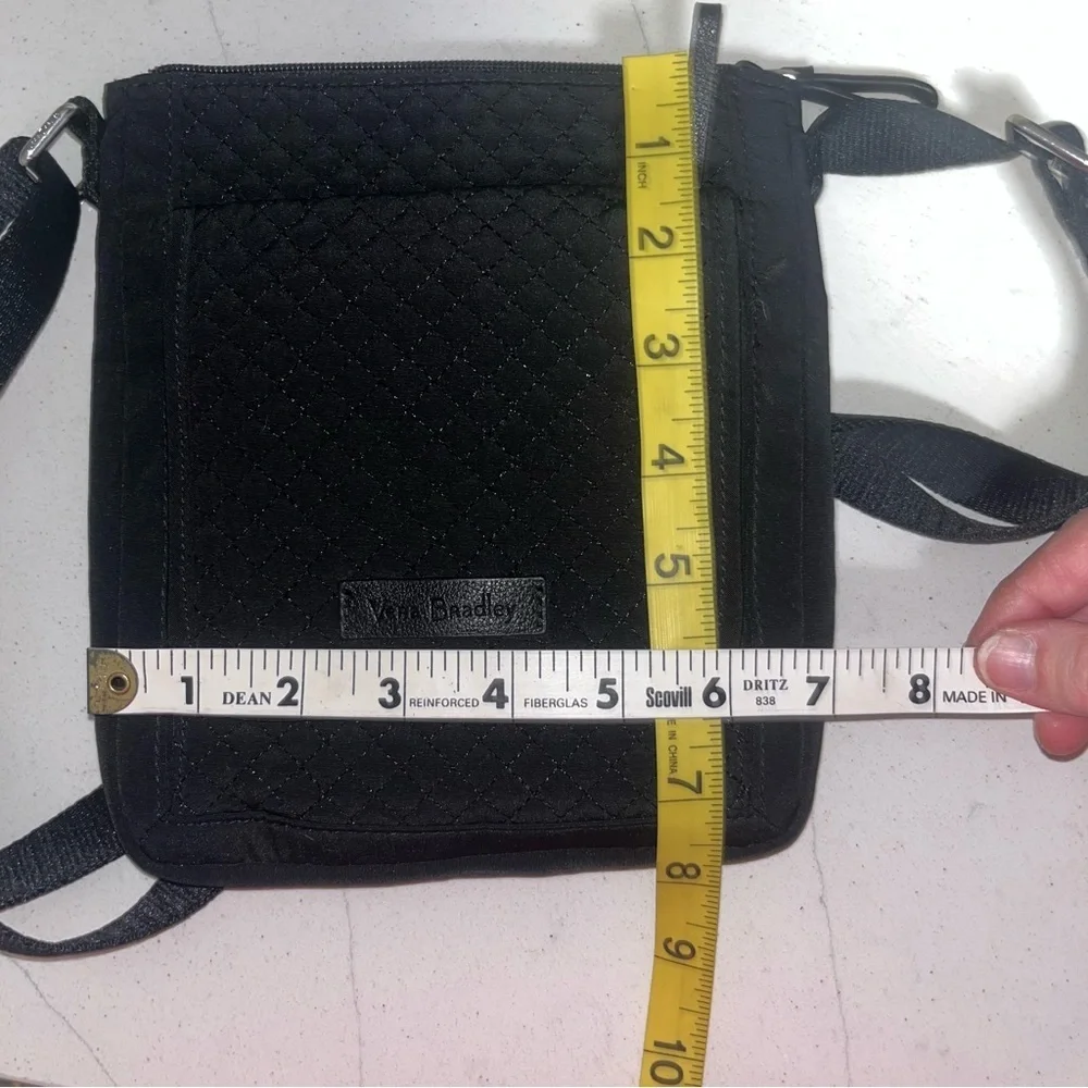 Vera Bradley Microfiber Mini Hipster Crossbody Purse with RFID Protection